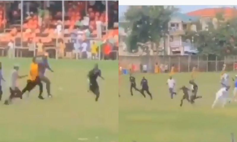 Watch: Ugly scenes as fans chase and beat up referee during BA United vs RTU game