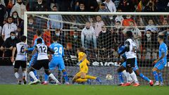 Hugo Duro scored a 96th-minute equaliser for Valencia against Atletico Madrid