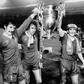 Glory days: Terry McDermott (left) with Phil Neal and Kenny Dalglish after Liverpool won the 1978 European Cup