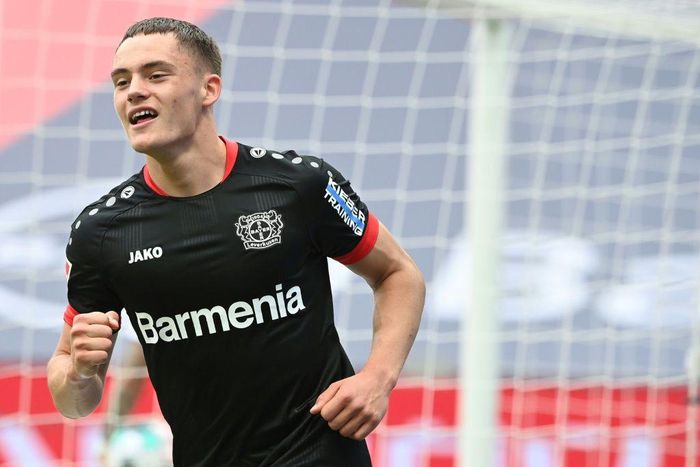 Leverkusen teenager Florian Wirtz scored at Augsburg on Saturday
