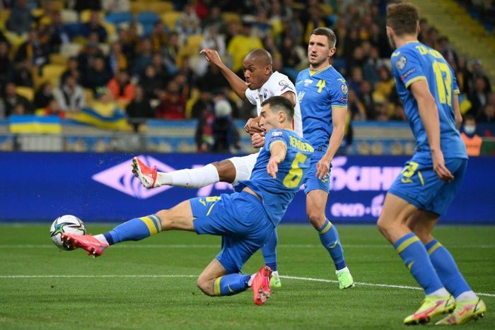 Anthony Martial's first international goal in five years earned France a point against Ukraine
