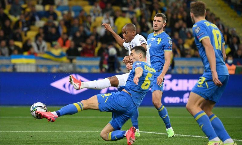 Anthony Martial's first international goal in five years earned France a point against Ukraine
