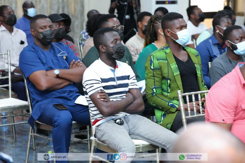 John Dumelo at the meeting with the IGP