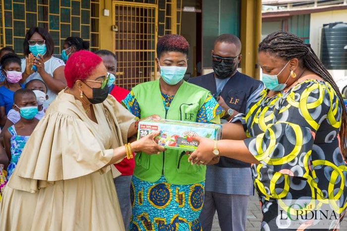 Lordina Mahama puts smiles on the faces of orphans