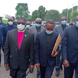 The Christian clerics marching to parliament