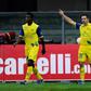 When donkeys flew: Sergio Pellissier  raises his arms in celebration after scoring against Inter Milan in 2010