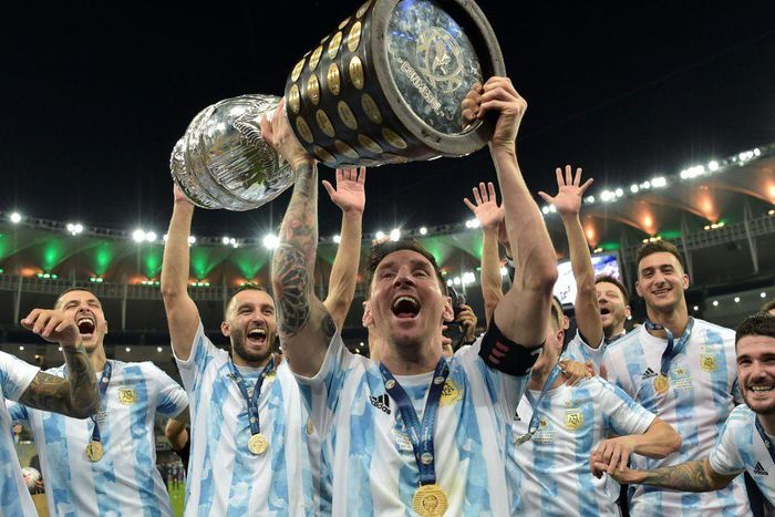Lionel Messi captained Argentina to victory in the Copa America in July