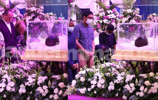 Here are photos from TB Joshua’s funeral service as he’s laid-in-state