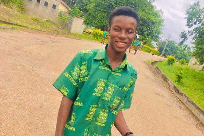 SHS student Edward Duut