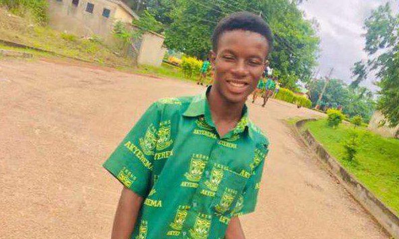 SHS student Edward Duut