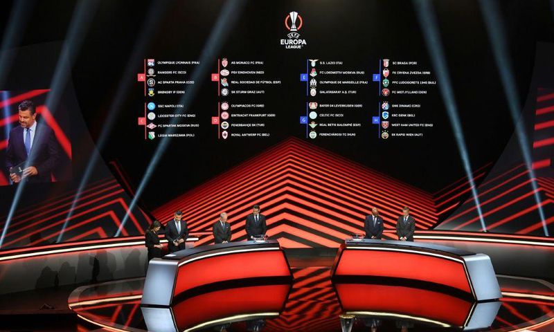 The Europa League group stage draw was made in Istanbul on Friday