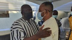 Owusu Bempah with Dr Mahamudu Bawumia