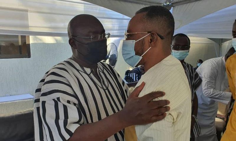 Owusu Bempah with Dr Mahamudu Bawumia