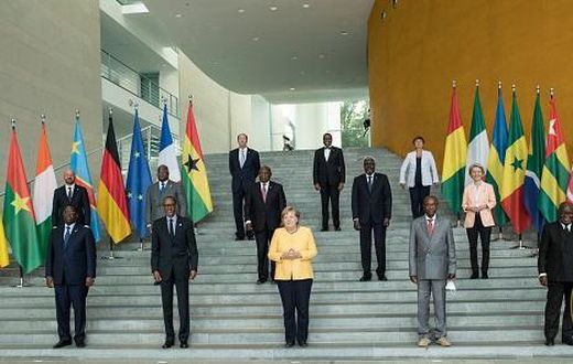 African leaders at G20 Compact