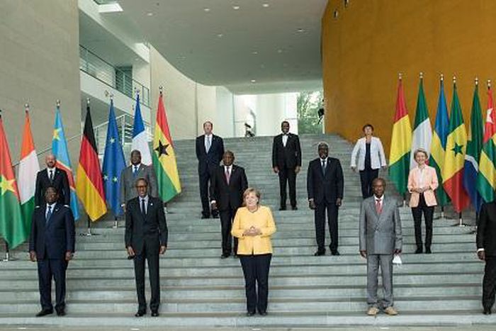 African leaders at G20 Compact
