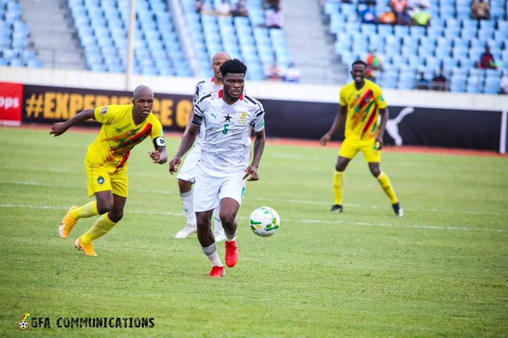 Thomas Partey against Zimbabwe