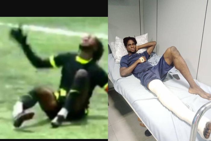 Christian Addai: Tema Youth goalie undergoes successful surgery after horrific leg break