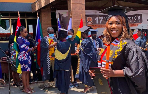Victoria Lebene bags Bachelor's degree