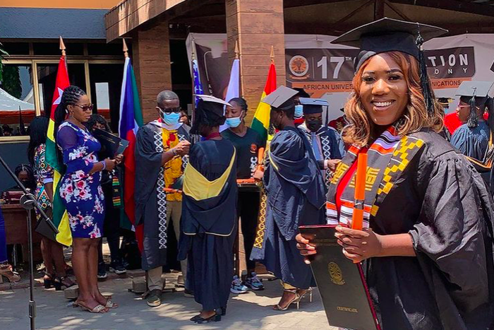 Victoria Lebene bags Bachelor's degree
