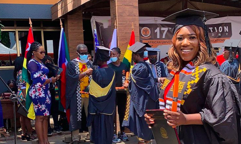 Victoria Lebene bags Bachelor's degree