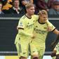 Martin Odegaard (centre) celebrates after scoring for Arsenal against Burnley