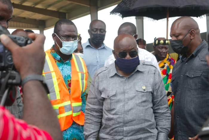President Akufo-Addo inspects IRECOP project in Oti Region