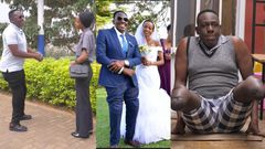 Groom reveals to bride on wedding day after exchange of vows that he has no legs (video)
