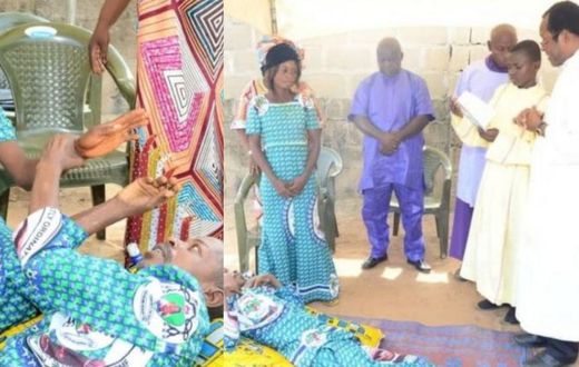 Woman marries bedridden electrician who fell from electric pole: “I’m ready to live with him”