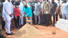 Akufo-Addo cuts sod for $145 million Borteyman sports complex