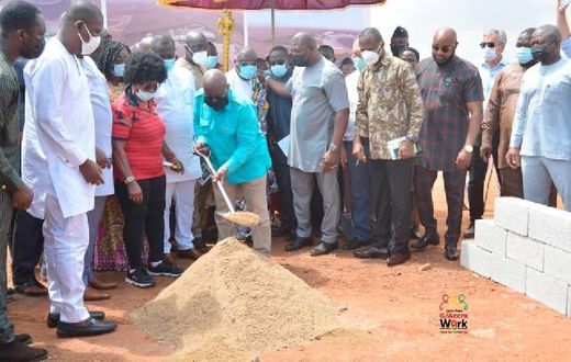 Akufo-Addo cuts sod for $145 million Borteyman sports complex