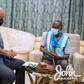 John Mahama with census official