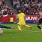 Mohamed Salah scores his 100th Premier League goal for Liverpool against Brentford