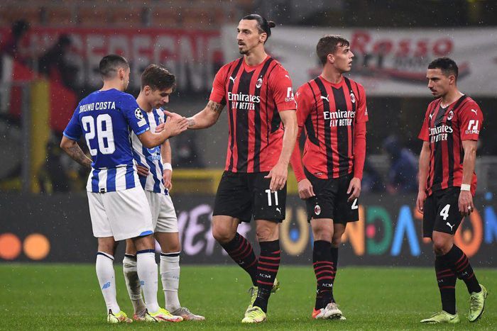 AC Milan got their first point in Group B in a 1-1 draw with Porto