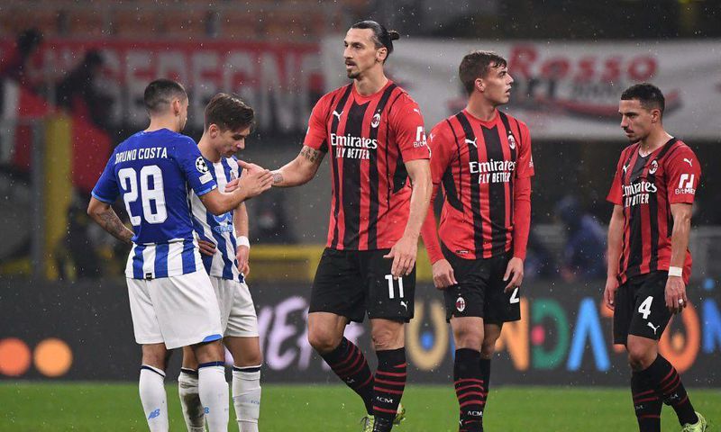 AC Milan got their first point in Group B in a 1-1 draw with Porto