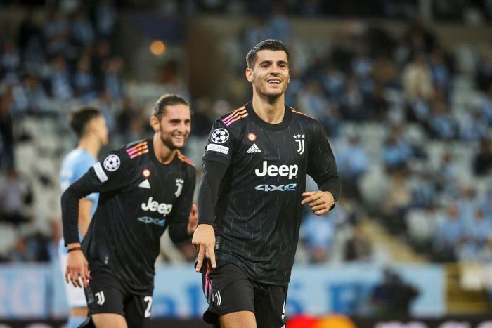 Alvaro Morata's goal was his second of the season for Juventus