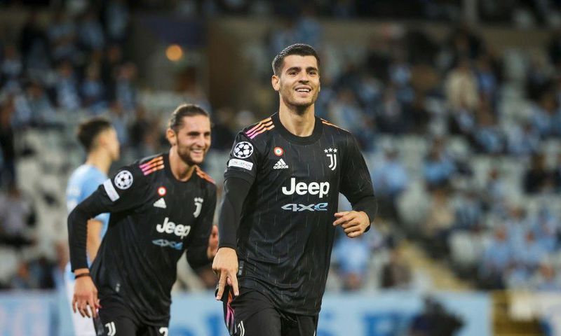 Alvaro Morata's goal was his second of the season for Juventus