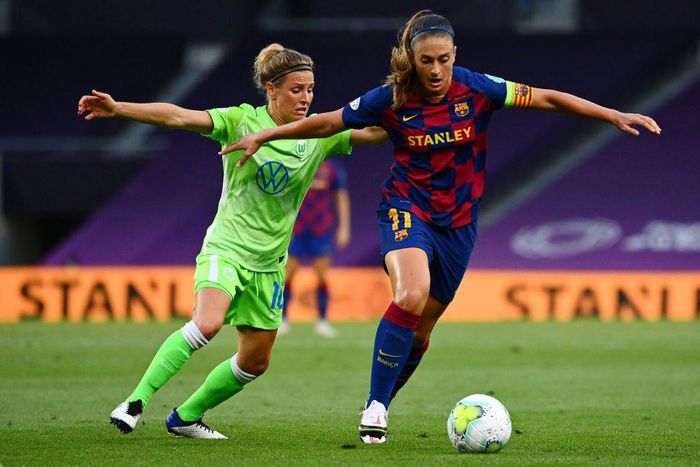 Alexia Putellas captained Barcelona for the first time in 2017