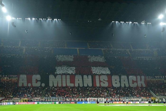 Tuesday's match was AC Milan's first Champions League home fixture since losing to Atletico Madrid in 2014