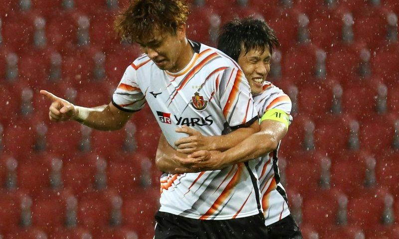 Nagoya Grampus' Ryogo Yamasaki (C)