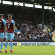 Decisive strike: Arsenal's Martin Odegaard (2nd R) scores with a free-kick in a 1-0 win at Burnley