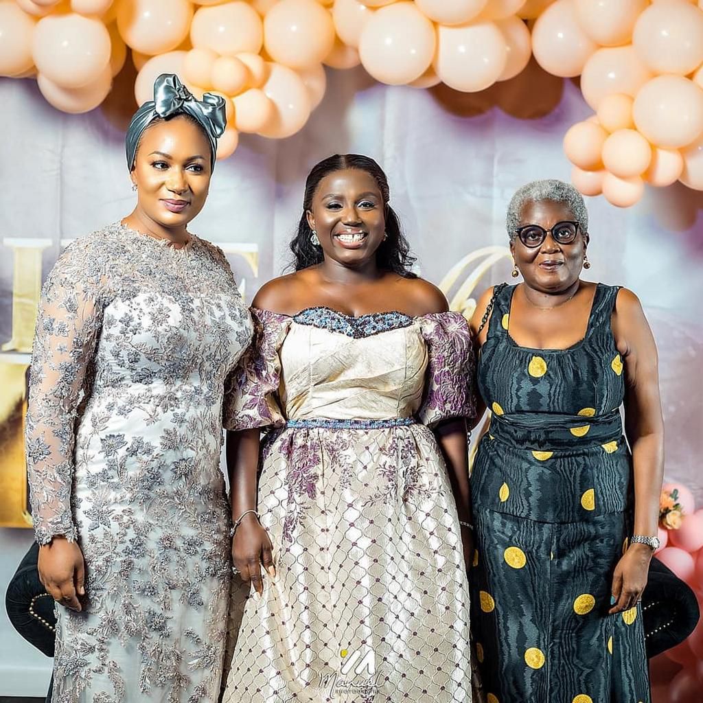Samira Bawumia at Diana Hamilton's birthday dinner