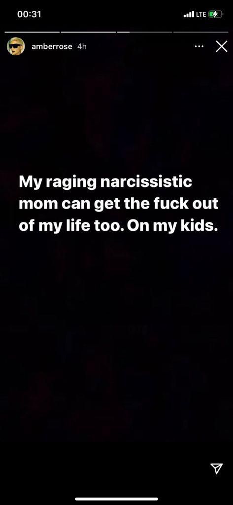 Screenshot of Amber Rose's post