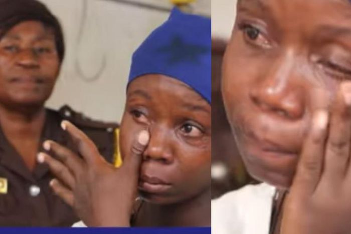 24-year-old Ghanaian single mum of 3 jailed for stealing Ghc5 to buy food for her kids (video)
