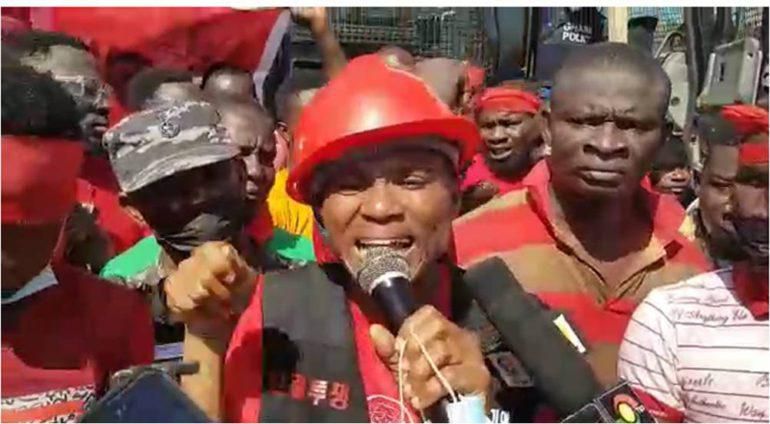 Video of Francis-Xavier Sosu begging protestors not to block road emerges (WATCH)
