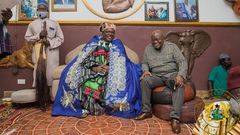 Nana Addo with Kpembewura