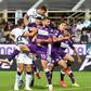 Edin Dzeko (L) has scored four goals for Inter Milan after nodding them in front at Florence