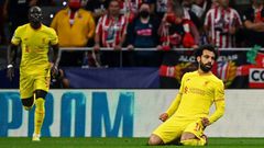 Mohamed Salah scored in his ninth consecutive game for Liverpool against Atletico Madrid in the Champions League on Tuesday.