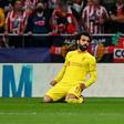 Mohamed Salah scored in his ninth consecutive game for Liverpool against Atletico Madrid in the Champions League on Tuesday.