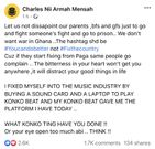 Shatta Wale's Facebook posts against  Fix The Country