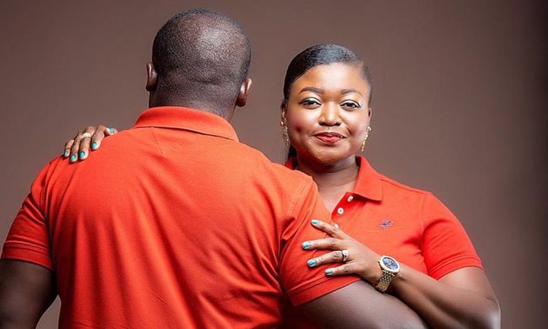 Sam George and wife